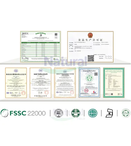 Garantie du système du champ naturel huit