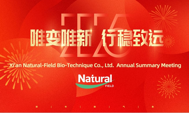 Xi'an Natural-Field Bio-Technique Co., Ltd. 2024 la grande ouverture de la réunion de synthèse annuelle